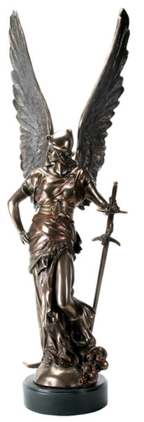Goddess Winged Victory with Sword Nike of Peace Triumph Statue